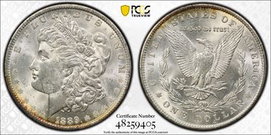 1889 $1 MS63