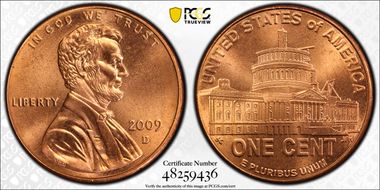 2009-D 1C Lincoln-Presidency MS66RD