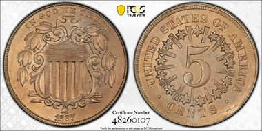 1867 Rays 5C RPD FS-303 MS64
