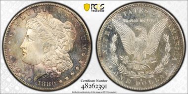 1880-S $1 MS64PL
