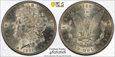 1891-S $1 MS61