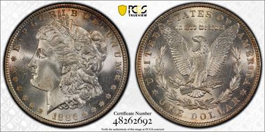 1886 $1 MS66