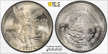 1982-Mo Onza Libertad Ag - DDO MS68
