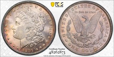 1897 $1 MS64
