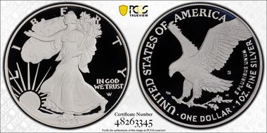 2023-S $1 Silver Eagle First Strike PR70DCAM