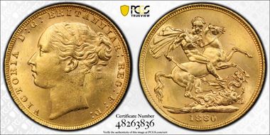 1880/70 Sov S-3856A MS64