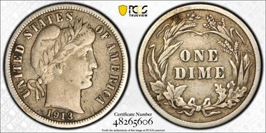 1913 10C VF25