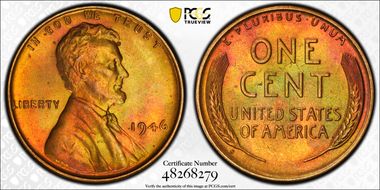 1946 1C MS65RB