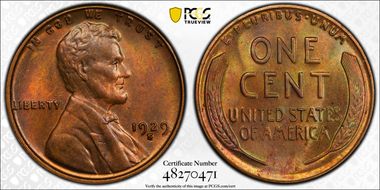 1929-S 1C MS64BN