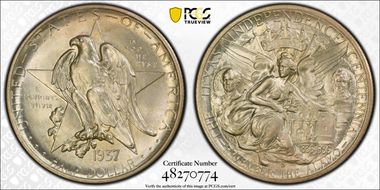 1937-D 50C Texas MS66