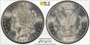 1897 $1 MS65