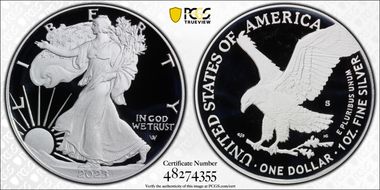 2023-S $1 Silver Eagle PR69DCAM