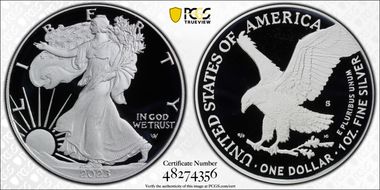 2023-S $1 Silver Eagle PR69DCAM