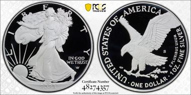 2023-S $1 Silver Eagle PR69DCAM