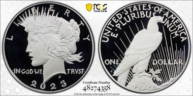 2023-S $1 Peace Dollar PR69DCAM