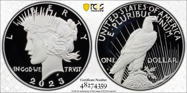 2023-S $1 Peace Dollar PR69DCAM