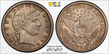 1908 25C AU55