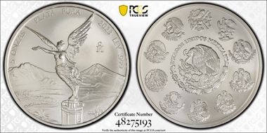 2023-Mo 5 Onza Libertad Ag MS70
