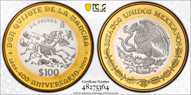 "2005" (2006)Mo 100 P 400th Ann Don Quijote PL67