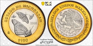 2006-Mo 100 P Michoacan MS65