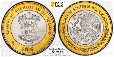 2004-Mo 100 P Michoacan MS64