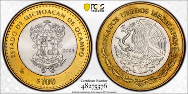 2004-Mo 100 P Michoacan MS64
