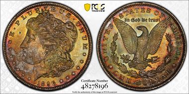 1896 $1 MS65