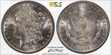 1884-O $1 MS64