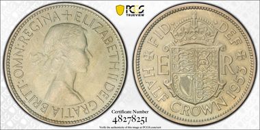 1953 1/2 Cr S-4137 MS64