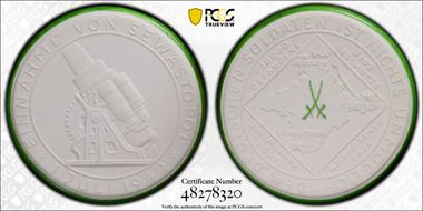 1942 Medal  Scheuch-1882v Munchen White Porcelain MS66