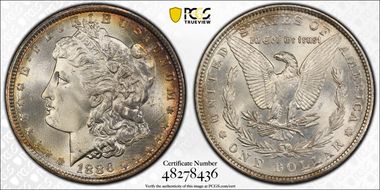 1886 $1 MS67