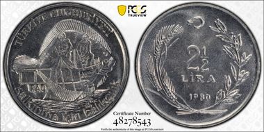 1980 2 1/2 L KM-938 Fisheries MS67