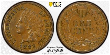 1883 1C AU53BN
