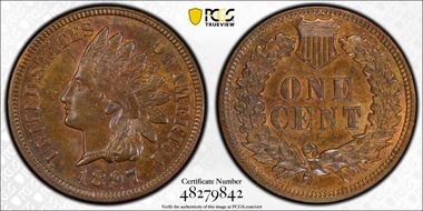 1897 1C MS62BN