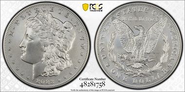 2023 $1 Morgan Dollar MS70