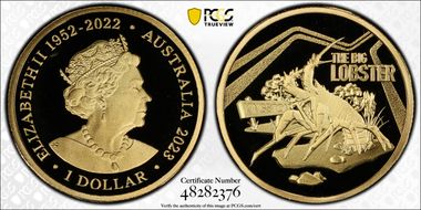 2023 $1 The Big Lobster Aussie Big Things PR69DCAM