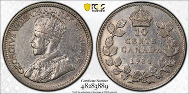 1934 10C AU53