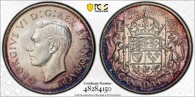 1947 50C Straight 7 MS63