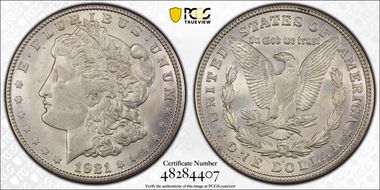 1921-S $1 MS63