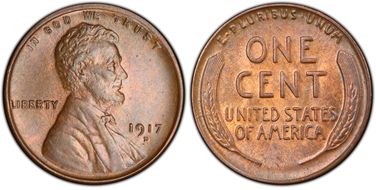 1917-D 1C MS63BN