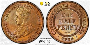 1924 1/2D MS64RB