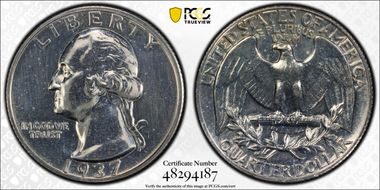 1937 25C PR62