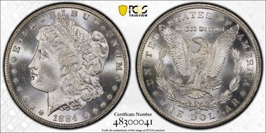 1884-CC $1 MS65+