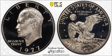 1977-S $1 PR68DCAM