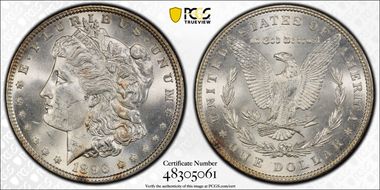 1896 $1 MS64