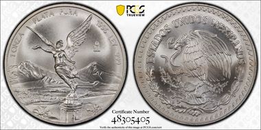 1996-Mo Onza Libertad Ag MS69