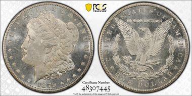 1879-CC $1 MS62