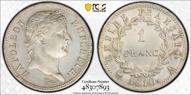 1810-A 1 Fr Gad-447 F-205 MS64