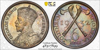 1932 6D PR65