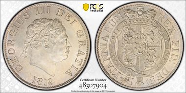 1819 1/2 Cr S-3789 MS64